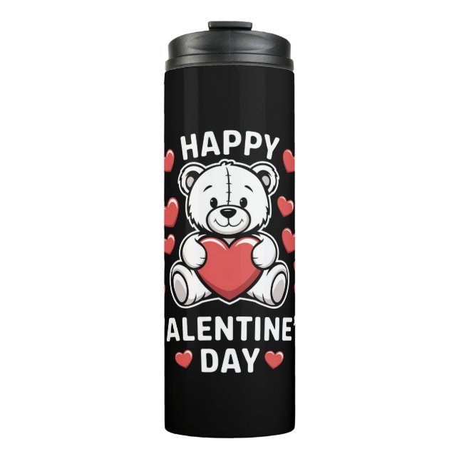 Bouteilles Isothermes Ours de la Saint-Valentin Joyeuse Saint-Valentin  (Devant)