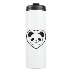 Bouteilles Isothermes Ours Et Coeur De Panda En Caoutchouc