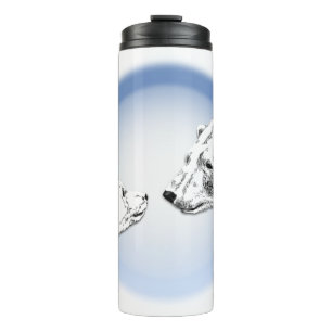 Bouteilles Isothermes Ours Polaire Art Tumbler Ours Mug Boire et Cadeaux