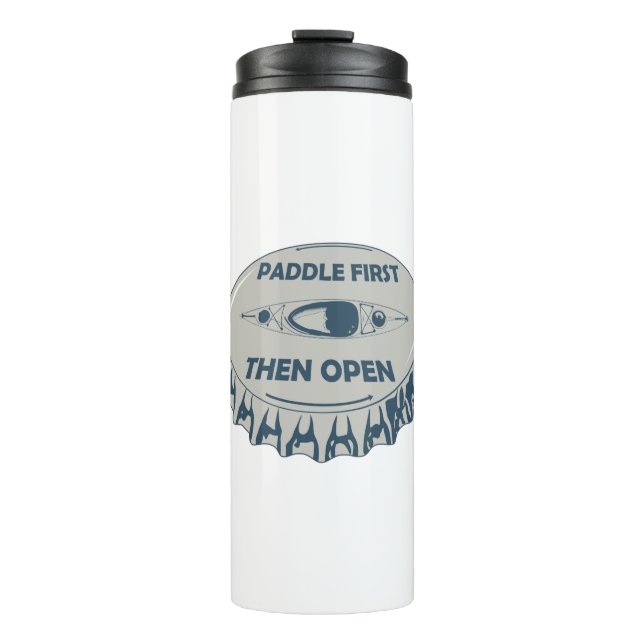 Bouteilles Isothermes Pagaie D'Abord Puis Ouvrir (Devant)