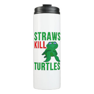 Bouteilles Isothermes Paille tue les tortues