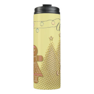 Bouteilles Isothermes Pain d'épices personnalisées Fille Arbres de Noël
