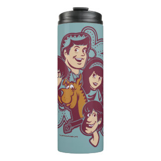 Bouteilles Isothermes Paisely Flower Scooby-Doo et le Gang