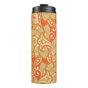 Bouteilles Isothermes Paisley Floral ethnique sans couture Motif. Arabe
