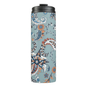 Bouteilles Isothermes Paisley indien tendance : arrière - plan sans cout