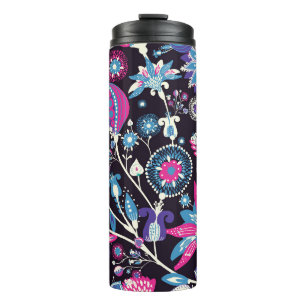 Bouteilles Isothermes Paisley moderne : motif traditionnel oriental.