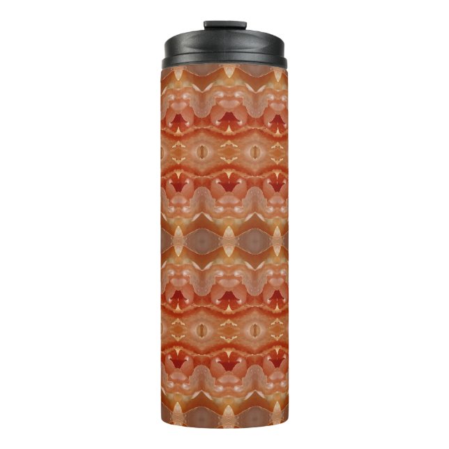 Bouteilles Isothermes Pale Peachy Ikat 4 (Devant)