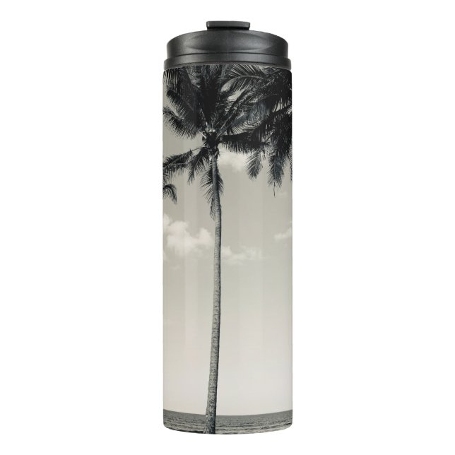 BOUTEILLES ISOTHERMES PALMIER TROPICAL SUR LA PLAGE (Devant)