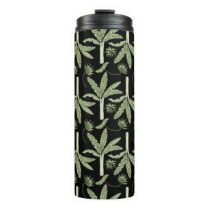 Bouteilles Isothermes palmiers tropicaux sans couture motif