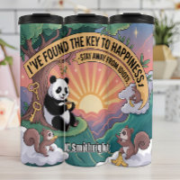 Panda A Trouvé La Clé Du Bonheur