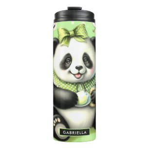 Bouteilles Isothermes Panda bébé mignonne vintage