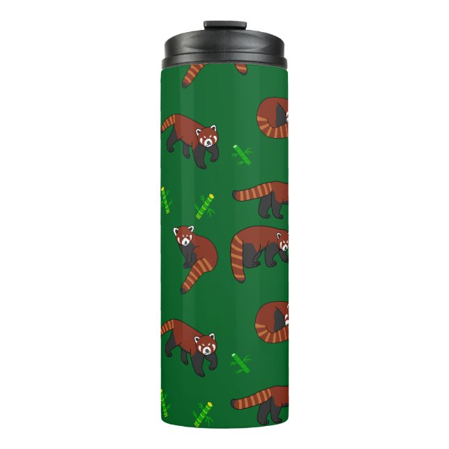 Bouteilles Isothermes Panda rouge (Devant)