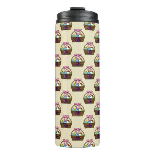 Bouteilles Isothermes Panier de chasse aux oeufs de Pâques avec Motif au