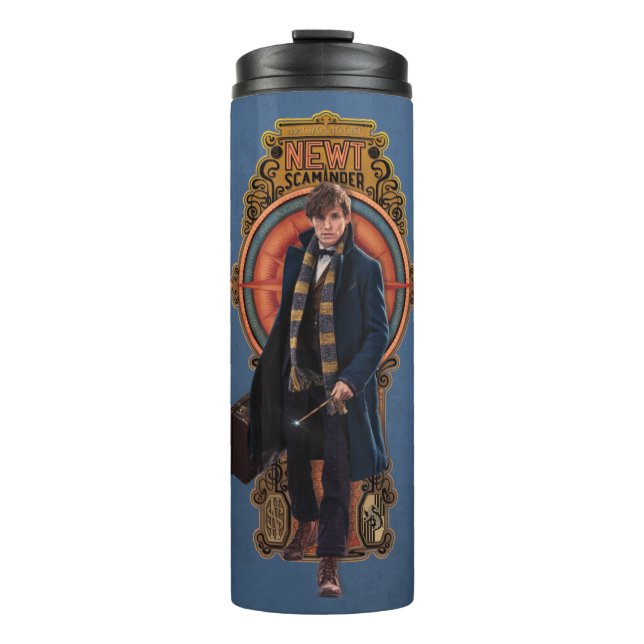 Bouteilles Isothermes Panneau Art Nouveau NEWT SCAMANDER™ Walking (Devant)