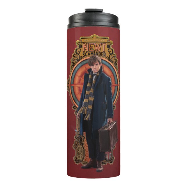 Bouteilles Isothermes Panneau Art nouveau permanent NEWT SCAMANDER™ (Devant)
