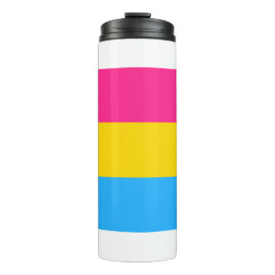 Bouteilles Isothermes pansexual drapeau