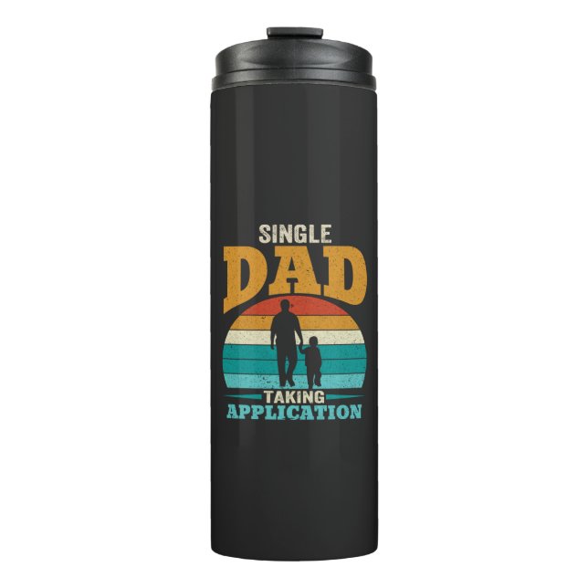 Bouteilles Isothermes Papa Célibataire Recherche Candidature (Devant)