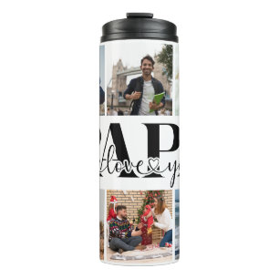 Bouteilles Isothermes Papa I Love You Custom Photo Collage