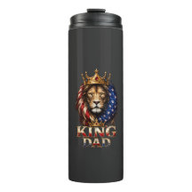Papa Lion Drapeau Américain