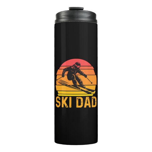 Bouteilles Isothermes papa skieur (Devant)