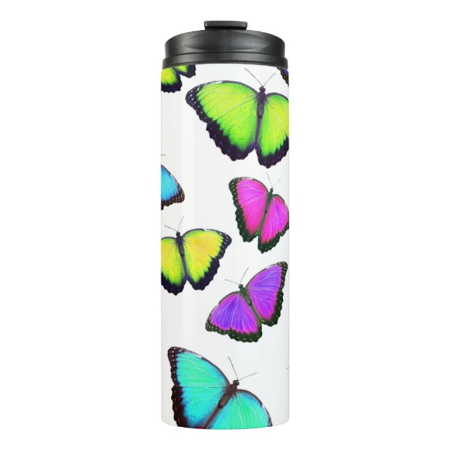 Bouteilles Isothermes Papillon arc-en-ciel (Devant)