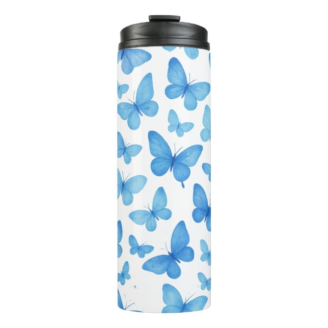 Bouteilles Isothermes Papillon bleu (Devant)