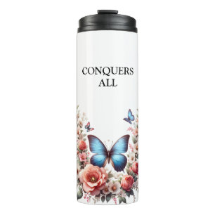 Bouteilles Isothermes Papillon Fleuriste Personnalisé Joyeux Anniversair