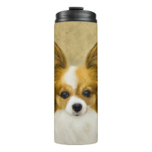 Bouteilles Isothermes Papillon (Hound Tri) Peinture - Art Chien original