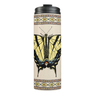 Bouteilles Isothermes Papillon Swallowtail Jaune du Sud-Ouest
