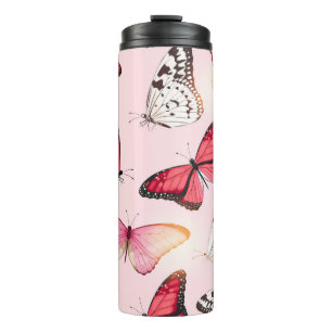 Bouteilles Isothermes Papillon tropical détaillé : Motif Vintage