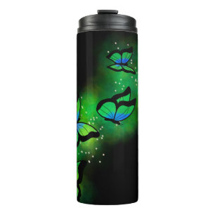 Bouteilles Isothermes Papillons verts brillants