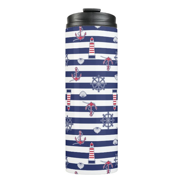 Bouteilles Isothermes Par le motif de mer (Devant)