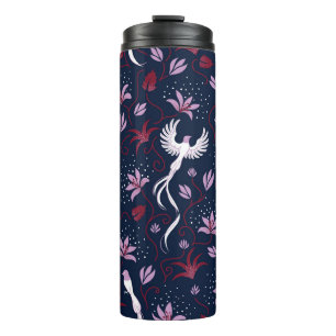 Bouteilles Isothermes Paradise Birds : Motif Vintage florissant.