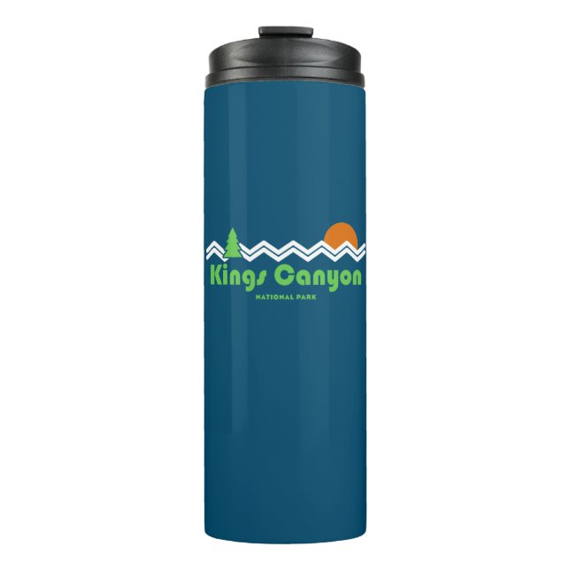 Bouteilles Isothermes Parc national de Kings Canyon Rétro (Devant)