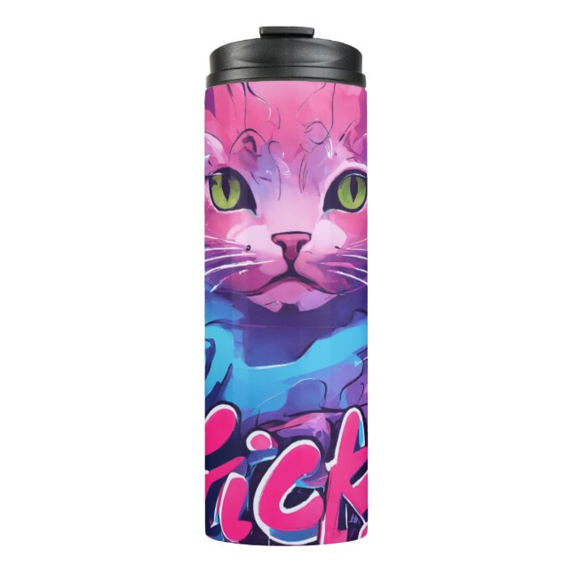 Bouteilles Isothermes Parfaitement Cosy : Cat Day Thermal Tumbler (Devant)