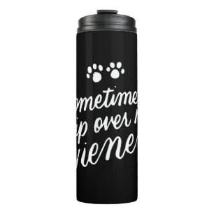 Bouteilles Isothermes Parfois Je Voyage Sur Mon Chien Wiener Dachshun Dr