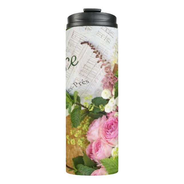 Bouteilles Isothermes Paris Café Rose Tumbler Thermal (Devant)