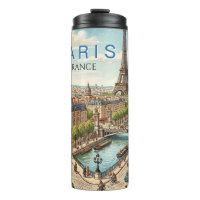 Paris France Voyage Art Vintage