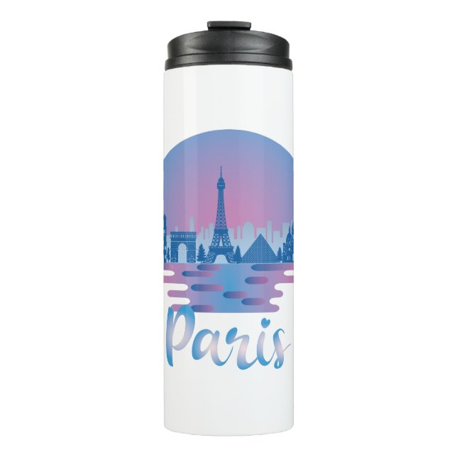 Bouteilles Isothermes Paris Skyline (Devant)