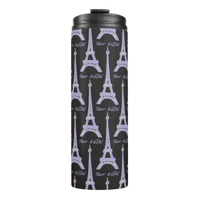 Bouteilles Isothermes Paris Tour Eiffel France Tumbler Thermal (Devant)
