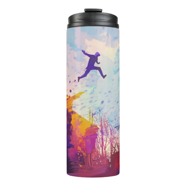 Bouteilles Isothermes Parkour Urban Free Running Thermal Travel Mug (Devant)