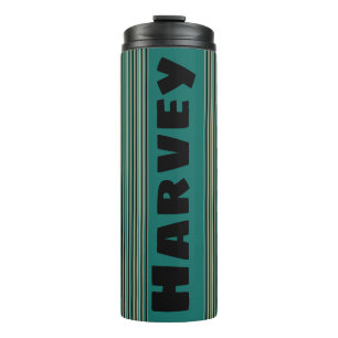 Bouteilles Isothermes Parleur thermique à bande Turquoise personnalisée