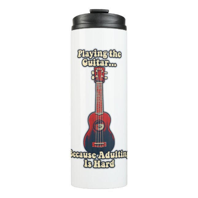 Bouteilles Isothermes paroles de motivation pour guitaristes (Devant)