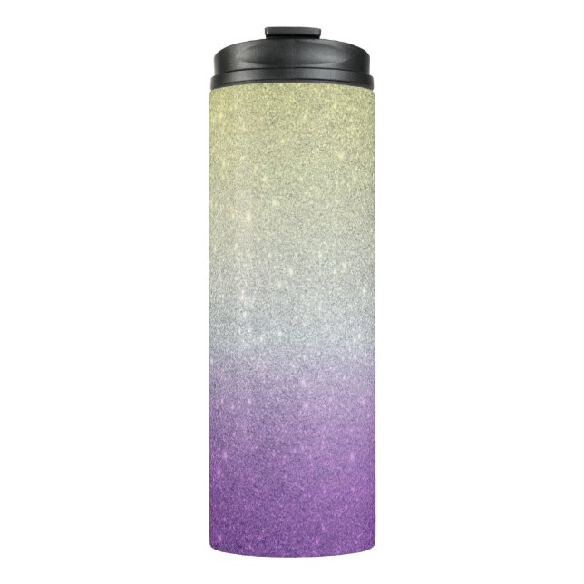 Bouteilles Isothermes Parties scintillant Ombre Thermal Tumbler (Devant)