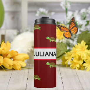 Bouteilles Isothermes Paruline rouge moderne Brown