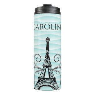 Bouteilles Isothermes Paruline thermale florissante de la Tour Eiffel Tu