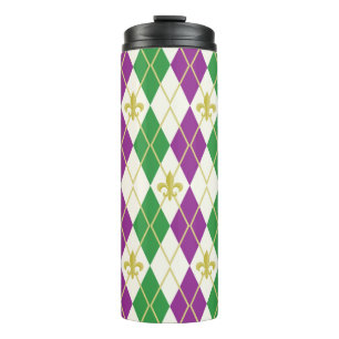 Bouteilles Isothermes Paruline thermale Mardi Gras Jacquard