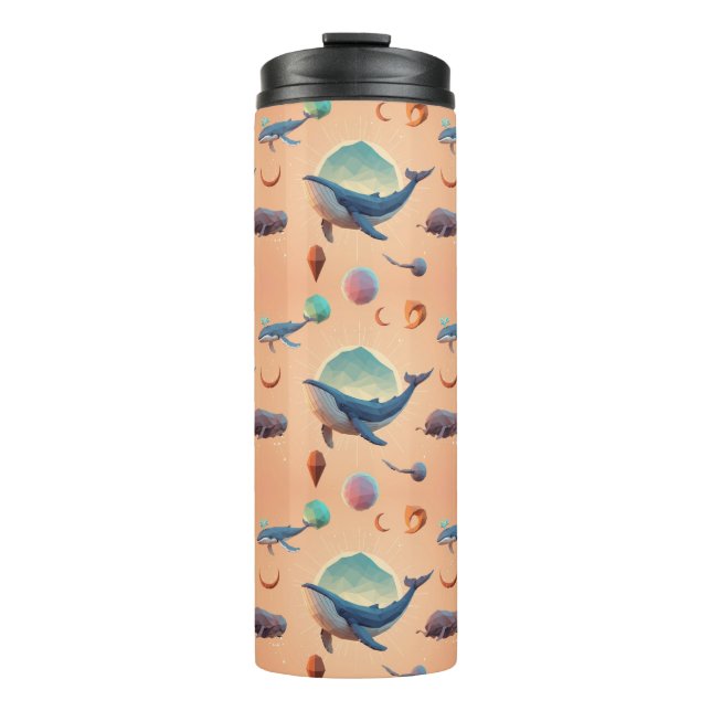 Bouteilles Isothermes Paruline thermique à baleine (Devant)