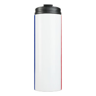 Bouteilles Isothermes Paruline thermique avec drapeau de France