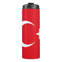 Paruline thermique avec drapeau de la Turquie